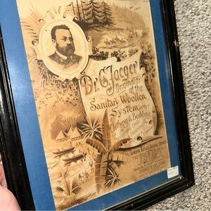 Vintage Dr. Jaeger Woollen System Framed Print